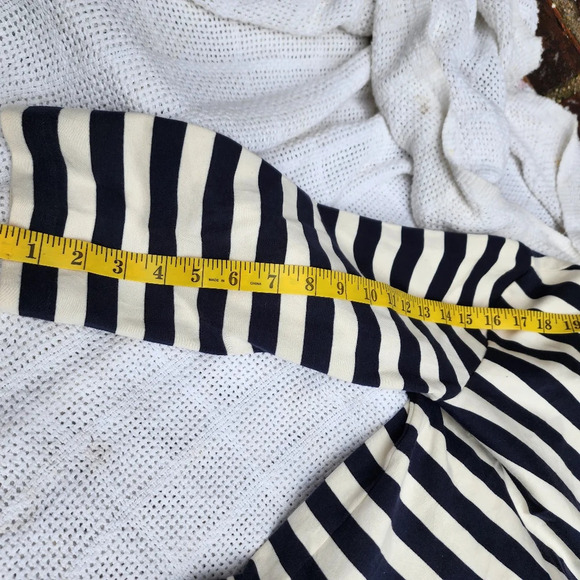 J. Crew Assymetrical Striped top.aM - Picture 5 of 12
